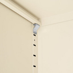 Tectake Baker Sideboard, Magnetic Closure, Adjustable Shelf 40 Cm - Cream - thumbnail 7