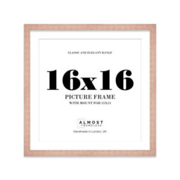 "16X16"" Bronze Picture Frame - 16X16"" Square Frame With 15X15"" Mount For 16X16""/15X15"" Pictures Art Deco Style Room Decor, 1 Pack" - thumbnail 1