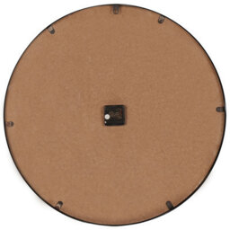 Wyld And Coco Luma Round Wall Clock 60Cm - Gold Iron Frame, Light Brown Mdf Face - Retro Industrial - thumbnail 3