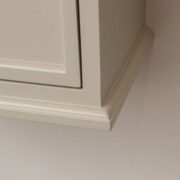 Melody Maison Pair Of Taupe-Grey Wall Mounted Bedside Tables - Daventry Taupe-Grey Range - thumbnail 4