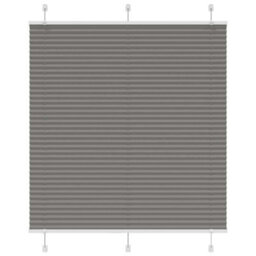 Berkfield Pleated Blind Anthracite 115X100 Cm Fabric Width 114.4 Cm Polyester - thumbnail 2