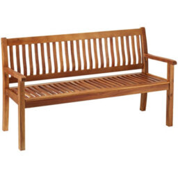 Garden Gear Acacia Hardwood 3-Seater Garden Bench, Water Resistant Furniture For Outdoor Patio & Decking, L149.5 X W62.5 X H90Cm - thumbnail 5