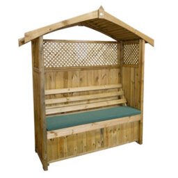 Hampshire Seat Pad Green By Zest Outdoor Living - thumbnail 1