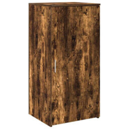 Berkfield Durable Reception Desk Smoked Oak 155X50X103.5 Cm Engineered Wood - thumbnail 9