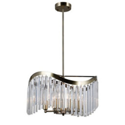 Luminosa Lighting Luminosa Stylized Hanging Pendant Antique Bronze 6 Light , E14 - thumbnail 3