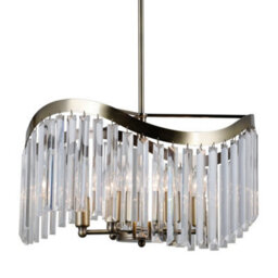 Luminosa Lighting Luminosa Stylized Hanging Pendant Antique Bronze 6 Light , E14 - thumbnail 1