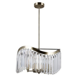 Luminosa Lighting Luminosa Stylized Hanging Pendant Antique Bronze 6 Light , E14 - thumbnail 2