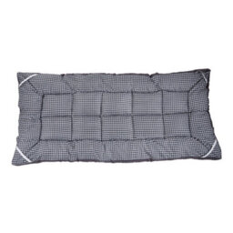 Living And Home King Size Black And White Check Hotel Quality Quilted Mattress Topper - thumbnail 7
