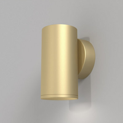 Luminosa Lighting Luminosa Maytoni Focus S Flush Wall Lamp Matt Gold Gu10 - image 1