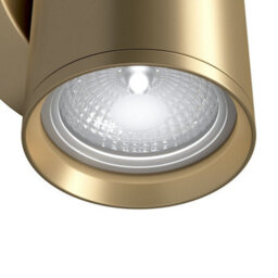Luminosa Lighting Luminosa Maytoni Focus S Flush Wall Lamp Matt Gold Gu10 - thumbnail 3