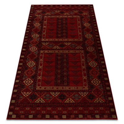 RugsX Wool Carpet Kashqai 4346 300 Oriental, Geometric Claret   160X240 Cm - image 1