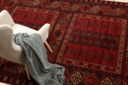 RugsX Wool Carpet Kashqai 4346 300 Oriental, Geometric Claret   160X240 Cm - thumbnail 5