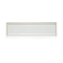 "UAP Limited Uap Petit Master 10"" White Aluminium Draught Proof Letterbox For Upvc Composite And Wooden Doors 40 To 80mm" - thumbnail 7