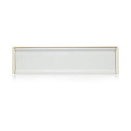 "UAP Limited Uap Petit Master 10"" White Aluminium Draught Proof Letterbox For Upvc Composite And Wooden Doors 40 To 80mm" - thumbnail 8