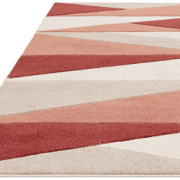 Beige Brown Cream Modern Geometric 13mm Pile Stain-Resistant Rug For Bedroom, Living Room, & Dining Room-200Cm X 290Cm - thumbnail 8