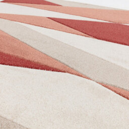 Beige Brown Cream Modern Geometric 13mm Pile Stain-Resistant Rug For Bedroom, Living Room, & Dining Room-200Cm X 290Cm - thumbnail 5