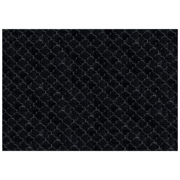 Beliani Faux Fur Rug Gharo Black 160 X 230 Cm - thumbnail 4