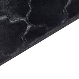 Beliani Faux Fur Rug Gharo Black 160 X 230 Cm - thumbnail 5