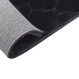 Beliani Faux Fur Rug Gharo Black 160 X 230 Cm - thumbnail 6