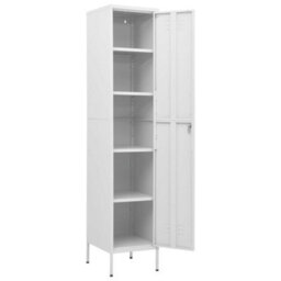 Walplus Locker Cabinet White 35X46X180 Cm Steel - thumbnail 6