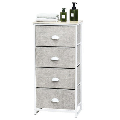 Gainoom Chest Of Drawers With 4 Drawers Home Storage Organizer Unit White - image 1