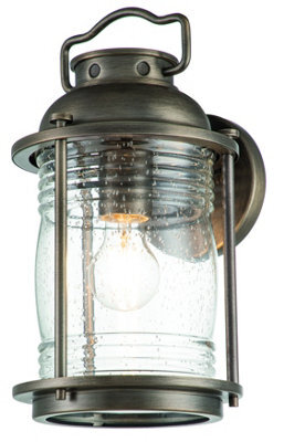 Luminosa Lighting Elstead Kichler Ashland Bay Outdoor Wall Lantern Burnished Bronze, Ip44