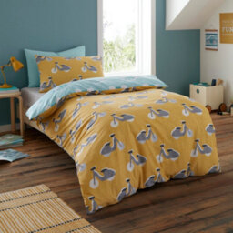 Bedlam Cool Cars 100% Cotton Reversible Duck Egg Duvet Cover Set - thumbnail 4
