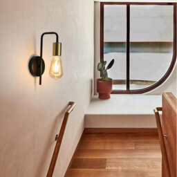2X Retro Led Wall Lamp Ball Metal Wall Light Indoor Sconce For Dekor Bedroom E27 - thumbnail 5