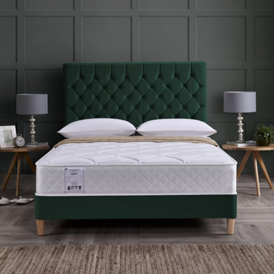 Rest Relax Sleep Poppy Quilted Coil Sprung Mattress - image 1