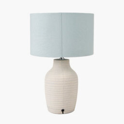 Pacific Lifestyle Set Of 2 Kai Duck Egg Textured Tall Ceramic Table Lamp - thumbnail 5