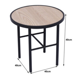 Nordlys Natural Wood Side Table Modern Design Style Living Room - thumbnail 6