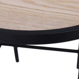 Nordlys Natural Wood Side Table Modern Design Style Living Room - thumbnail 7