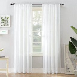 Ameha Curtain Metal Pole Extendable Curtain Rod,lamp Finials, Ring,brackets And Fitting Set (120-210Cm, 48''- 84'',black Nickel) - thumbnail 6