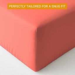 Lazzaro Premium 100% Egyptian Cotton Fitted Sheet 35Cm Extra Deep Pocket - thumbnail 6