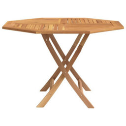 Walplus Folding Garden Table 110X110X75 Cm Solid Wood Teak - thumbnail 4