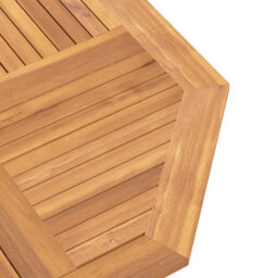 Walplus Folding Garden Table 110X110X75 Cm Solid Wood Teak - thumbnail 7