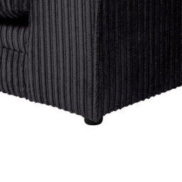 SquareBoxx Lennox Black Sofa Set 3 Seater + 2 Seater - thumbnail 7