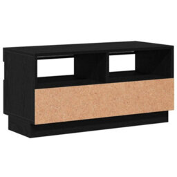 Berkfield Tv Cabinet With Led Lights - Black Oak, 80X35X40 Cm, Made Of Engineered Wood - thumbnail 9