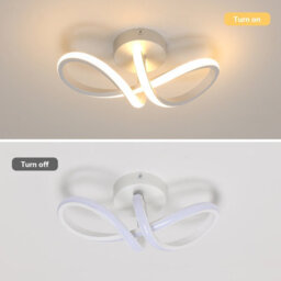 Pheashine Sleek Led Ceiling Light 3000K Modern 30Cm Fixture For Living Room Kitchen Bedroom Corridor - thumbnail 5