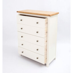 Cabinet Bits Maggiori 5 Drawer Chest Of Drawers Brass Knob - thumbnail 4