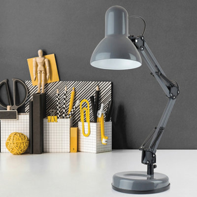 Homelife 35W 'swing Poise' Hobby Desk Lamp - Anthracite Grey - image 1