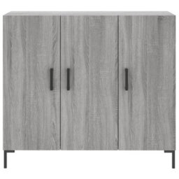 Berkfield Modern Sideboard Grey Sonoma 90X34X80 Cm Engineered Wood - thumbnail 6