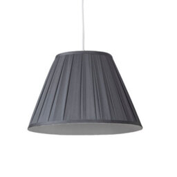 Lighting Collection Mauve Pleat Textured Tapered Decorative Fabric Lamp Shade - thumbnail 3
