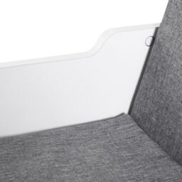Wyld Haus Vezito White And Grey Cube Bookcase With Cushioned Reading Seat, L102 X D30 X H61Cm - thumbnail 9
