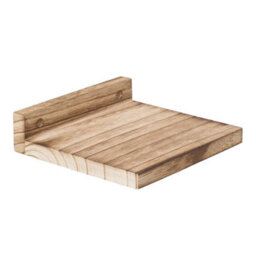 Natural Wood Set Of 4 Floating Wall Shelves Picture Ledge Display Rack Book Hanging Shelf - thumbnail 3