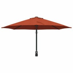 Berkfield Garden Parasol Red, Black 248 X 248 X 148 Cm Polyester, Steel - thumbnail 4