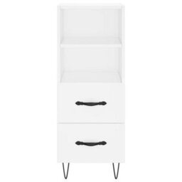 Berkfield Sideboard White 34.5X34X90 Cm Engineered Wood - thumbnail 6