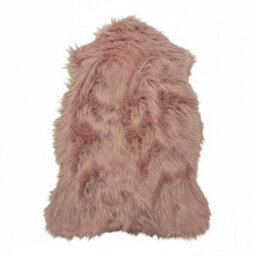 Homespace Direct Ltd Homespace Direct Luxury Faux Rabbit Fur Rug With Suede Backing Area Rug Plush Soft Accent Rug Blush Pink 60X90Cm - thumbnail 1