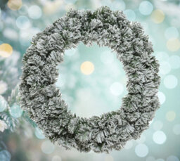 Everlands 2X 50Cm Snowy Imperial Christmas Wreath Large Festive Door Decoration - thumbnail 4