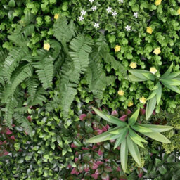 True Products Premium Artificial Green Plant Living Wall Panel 1M X 50Cm - Wonderland - thumbnail 2